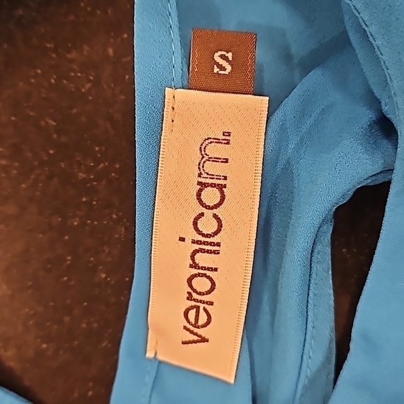 💕VERONICA M💕 Sleeveless Halter Top ~ Blue Small S NWOT - Picture 5 of 7